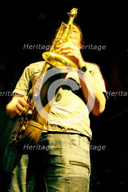 Julian Nicholas, Nigel Thomas Quintet, Verdict Jazz Club, Brighton, East Sussex, June 2023. Creator: Brian O'Connor.