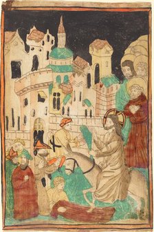 Christ's Entry into Jerusalem, probably 1450. Creator: Unknown.