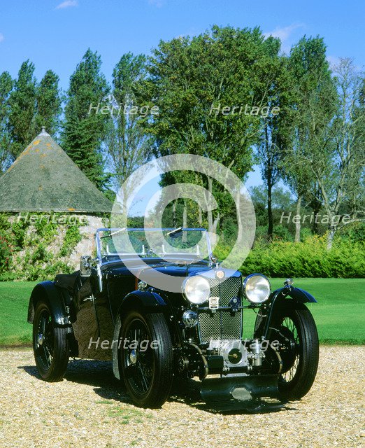 1933 MG J3 supercharged. Artist: Unknown.