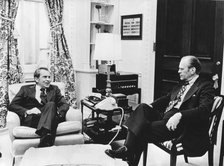 President Nixon and Vice-President Ford in the White House, USA, c1973. Artist: Unknown