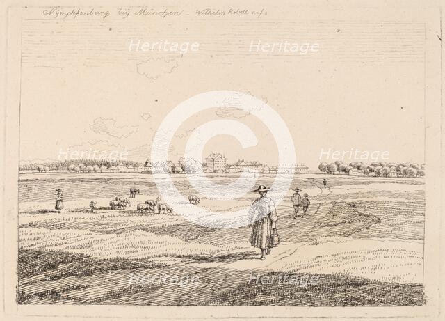 Nymphenburg, 1818. Creator: Wilhelm von Kobell.
