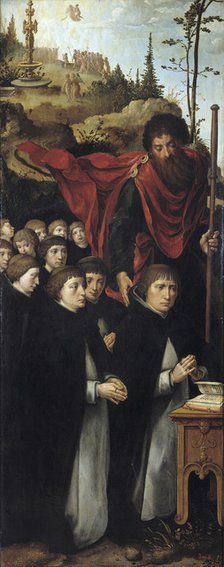 The Apostle Saint James the Great with Preachers (Right panel of The Last Judgment triptych). Artist: Coecke van Aelst, Pieter, the Elder (1502-1550)