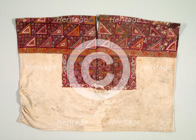Tunic (Shirt) with Tapestry-woven Yoke, 650-850. Creator: Unknown.