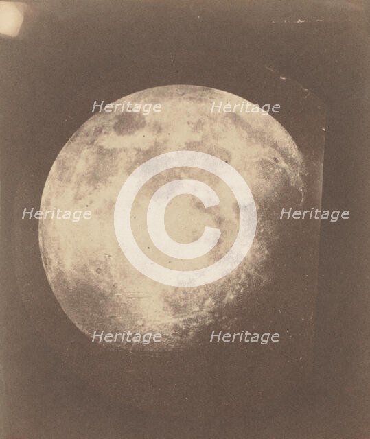 The Moon, 1857-60. Creators: John Adams Whipple, James Wallace Black.
