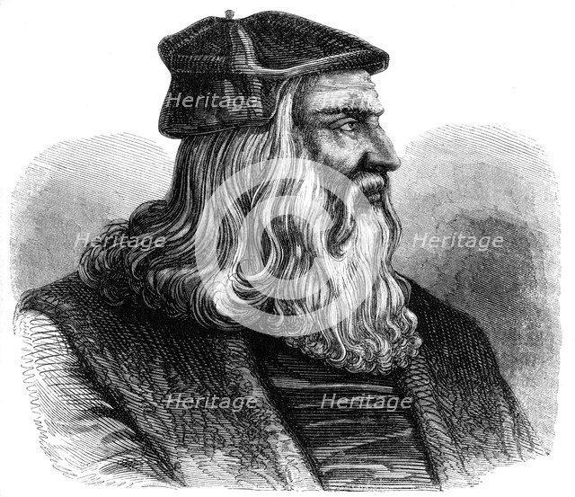 Leonardo da Vinci (1452-1519), 16th century (1849). Artist: Unknown