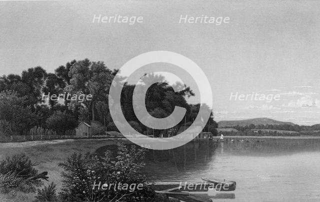 'Mouth of the Moodna, on the Hudson', 1874.  Creator: G. W. Wellstood.