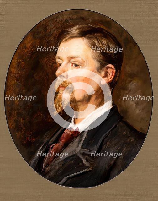 George du Maurier, 1882. Creator: John Everett Millais.