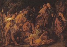 The Betrayal and Arrest of Christ in Gethsemane, 1608-1640. Creator: Jacob Jordaens.