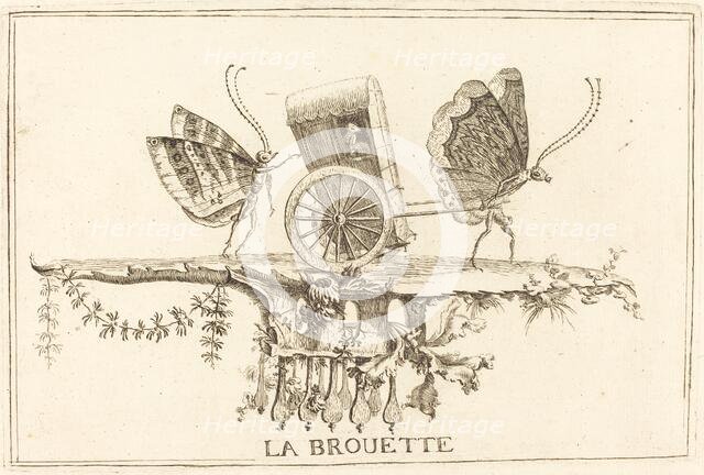 La Brouette, in or after 1756. Creator: Charles-Germain de Saint-Aubin.