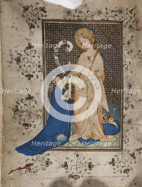 Prayer book in Dutch, c.1430. Creator: Unknown.