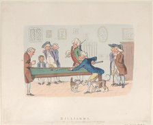 Billiards, April 1803., April 1803. Creator: Thomas Rowlandson.