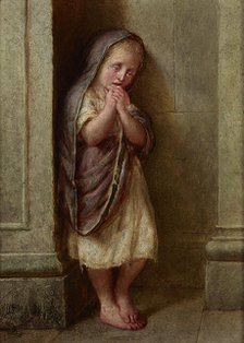 Orphan, 1873. Creator: Wincenty Slendzinski.