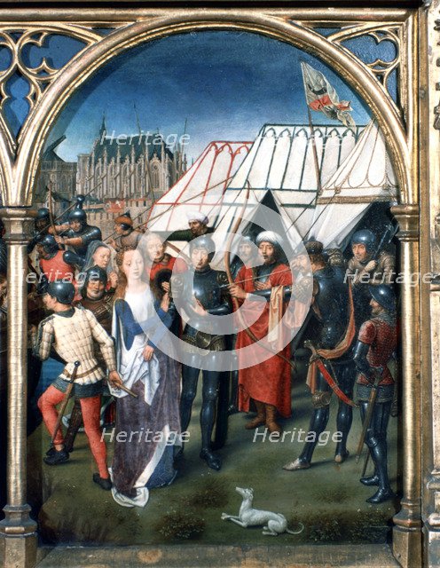 'St Ursula Shrine, Martyrdom at Cologne', 1489. Artist: Hans Memling