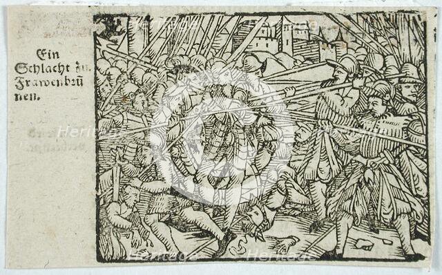 Battle Scene, 16th century. Creator: Unknown.