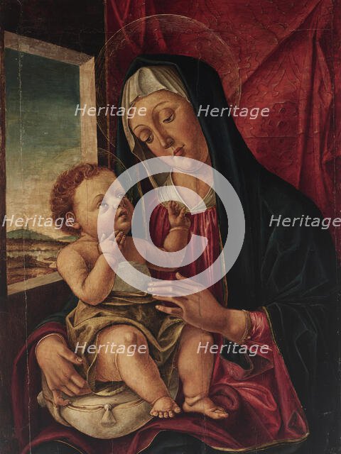 Madonna and Child, c1485. Creator: Workshop of Bartolomeo Vivarini.