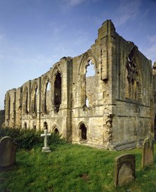 Easby Abbey, near Richmond, North Yorkshire, c1980-c2017. Artist: Unknown.
