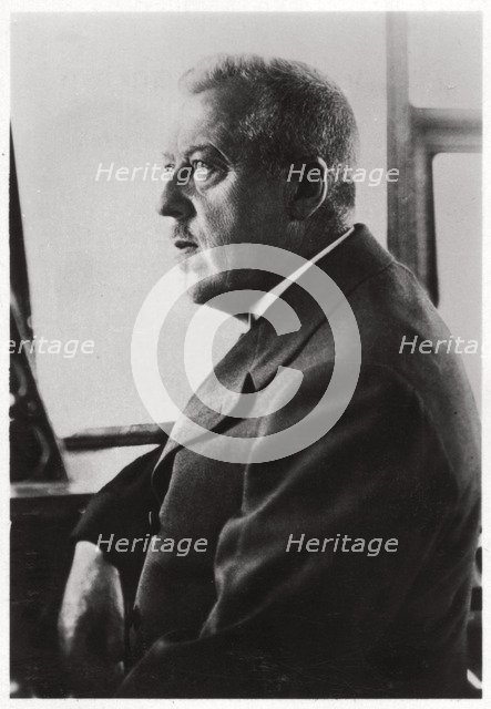 Dr Hugo Eckener, manager of the Luftschiffbau Zeppelin, c1917-1933 (1933). Artist: Unknown