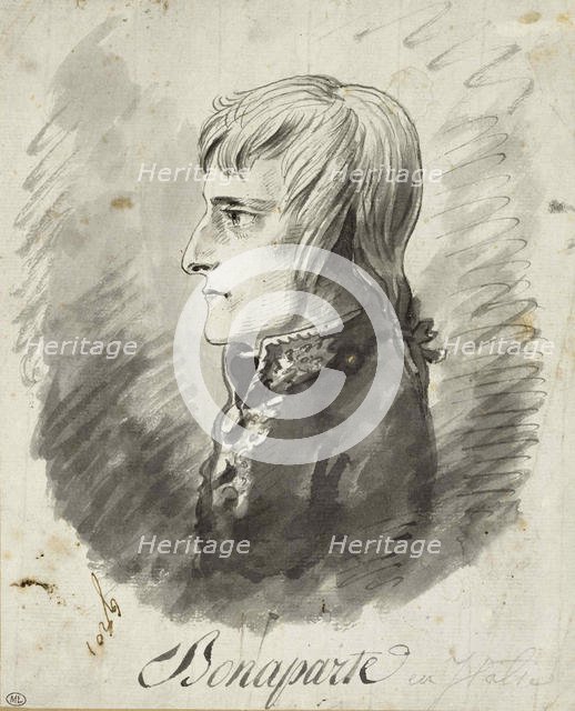 Napoléon Bonaparte, Général en chef der Armée d'Italie, ca 1797. Creator: Gros, Antoine Jean, Baron (1771-1835).