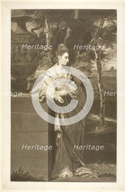 Portrait of Honorable Mrs. Parker, 1773. Creator: Thomas Watson.