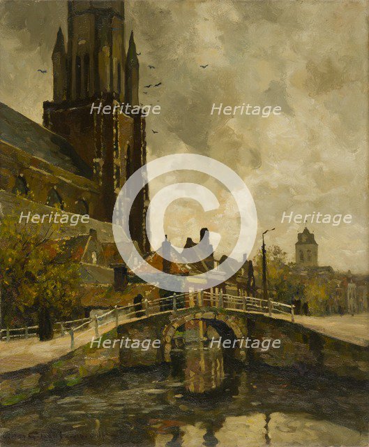 'Church at Delft', 1887-1939. Artist: Victor Olivier Gilsoul