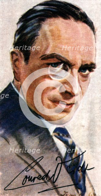 Conrad Veidt, (1893-1943), German actor, 20th century. Artist: Unknown