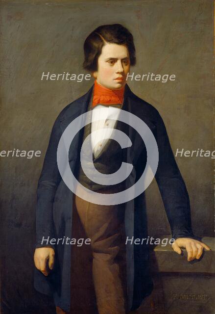 Leconte de Lisle, c. 1840/1841. Creator: Jean Francois Millet.