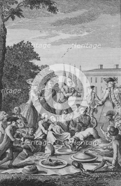 'The Citizens Fete Champetre', c1770.  Artist: Unknown.