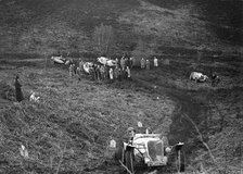 1938 Allard Tailwagger taking part in a motoring trial, late 1930s. Artist: Bill Brunell.