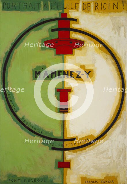 M'Amenez-y, 1919-1920. Creator: Picabia, Francis (1879-1953).