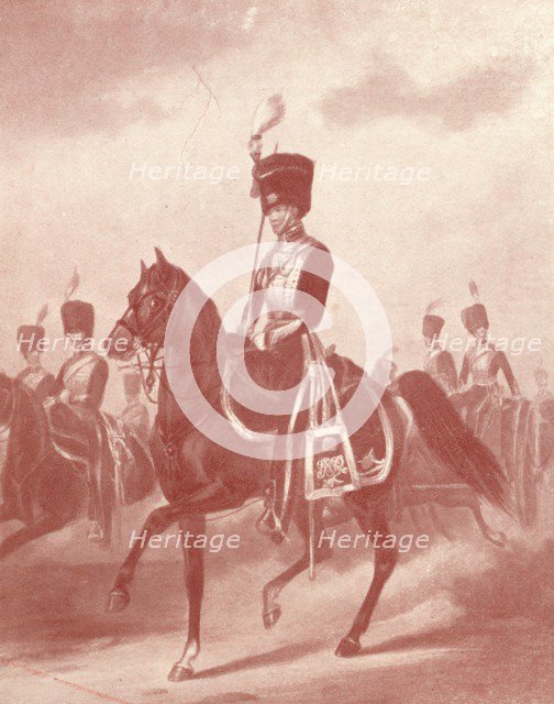 'Buckinghamshire Artillery Corps', 1844 (1909). Creator: John Harris the Younger.