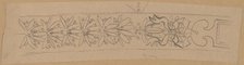 Study for a Border Design, 1890/1897. Creator: Charles Sprague Pearce.