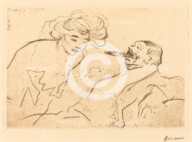 The Big Cigar, 1909. Creator: Jean Louis Forain.