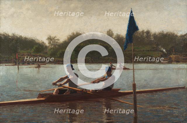 The Biglin Brothers Turning the Stake, 1873. Creator: Thomas Eakins (American, 1844-1916).