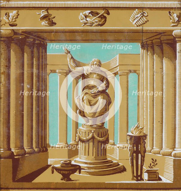 Frieze or Dado: La Constance, France, 1785/90. Creator: Jean Baptiste Réveillon.