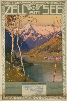 Imperial Royal Austrian State Railways: Zell am See, c1900-1910. Creator: Jahn, Gustav (1879-1919).