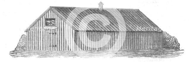 Portable Pavilion Barracks for the Troops in the Crimea, 1854. Creator: Unknown.