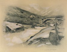 'A Mountain Torrent', 1903. Artist: Mortimer L Menpes.