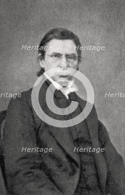 Emile Littre, French philosopher and lexicographer, 1869. Artist: Unknown