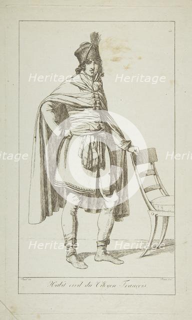 Civil Garb of the French Citizen, 1794. Creator: Vivant Denon.