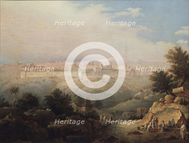 View of Jerusalem, 1821. Artist: Vorobyev, Maxim Nikiphorovich (1787-1855)