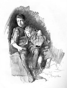 'Orphans', 1898. Artist: E Borough Johnson