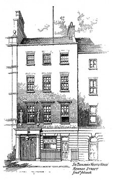 Sir Benjamin West's house, Newman Street, London, 1912. Artist: Frederick Adcock