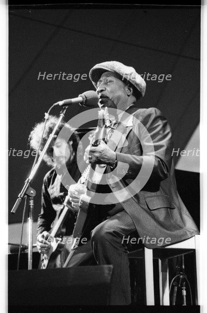 Muddy Waters, American blues musician, Capital Jazz, 1979. Artists: Brian O'Connor, Unknown.