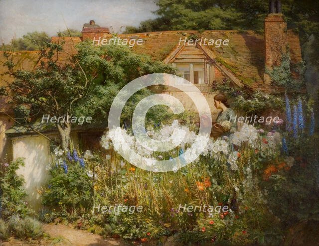 The Lily Garden, 1914. Creator: James Valentine Jelley.