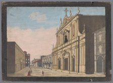 View of the Bologna Cathedral, 1700-1799. Creator: Anon.