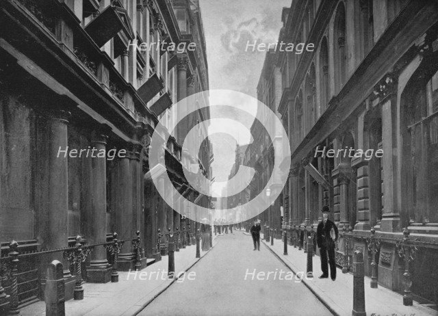 Paternoster Row, City of London, 1911. Artist: Unknown.