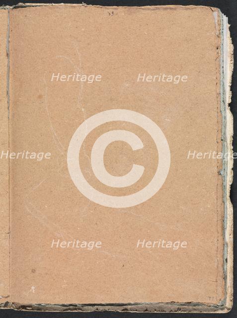 Verona Sketchbook: Indecipherable form (page 77), 1760. Creator: Francesco Lorenzi (Italian, 1723-1787).