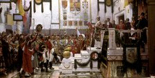 Proclamation of the Courts of Cadiz 1812, oil painted in 1912.