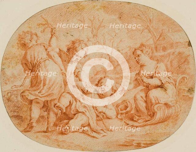 Allegorical Scene with Children Quarreling, n.d. Creator: Jean-Marc Nattier.