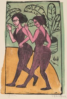 English Step Dancers, 1911. Creator: Ernst Kirchner.